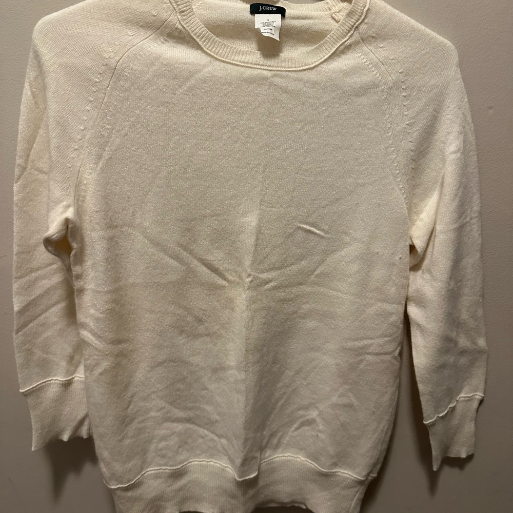 J. Crew Cream Sweater